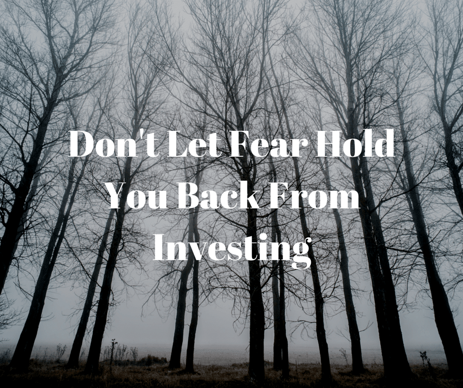 Don't let the fear of losing money in the stock market hold you back from investing.