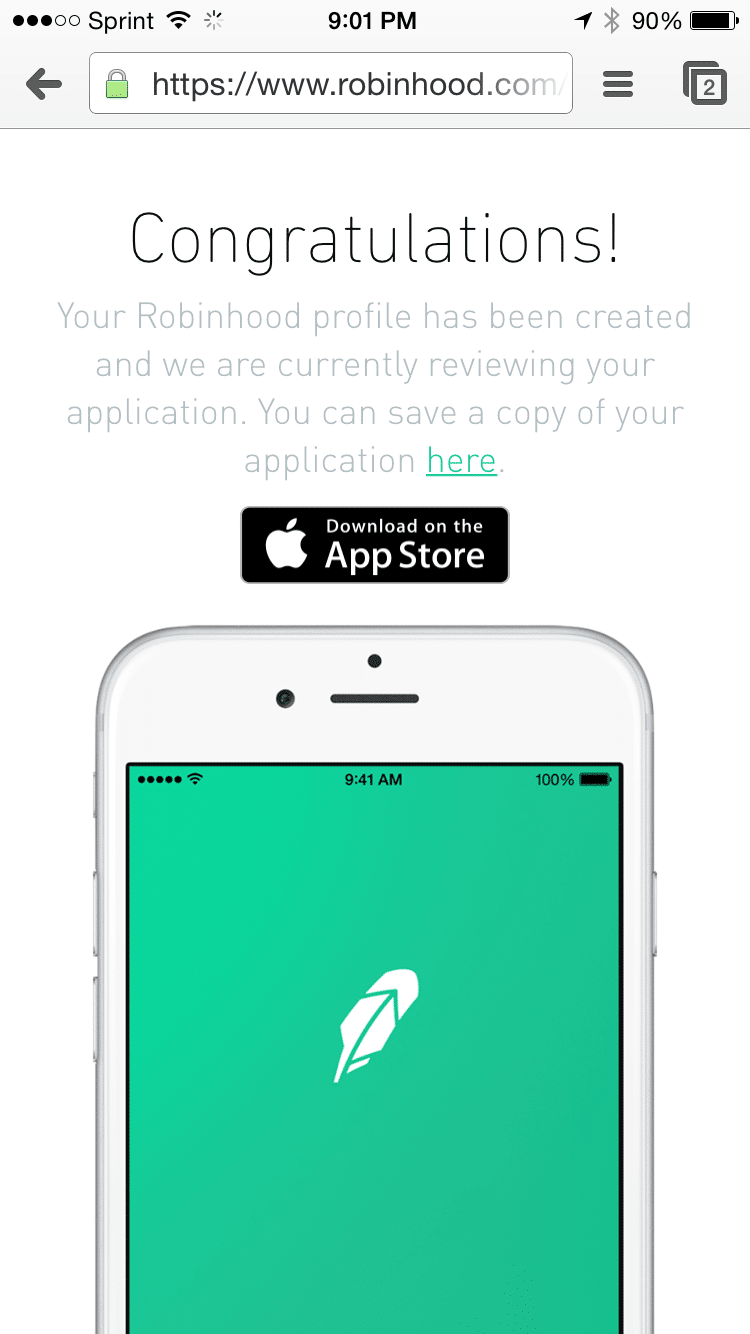 Download Robinhood Robinhood Review: Download Page