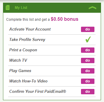 MyList Screengrab Inbox Dollars MyList Screengrab