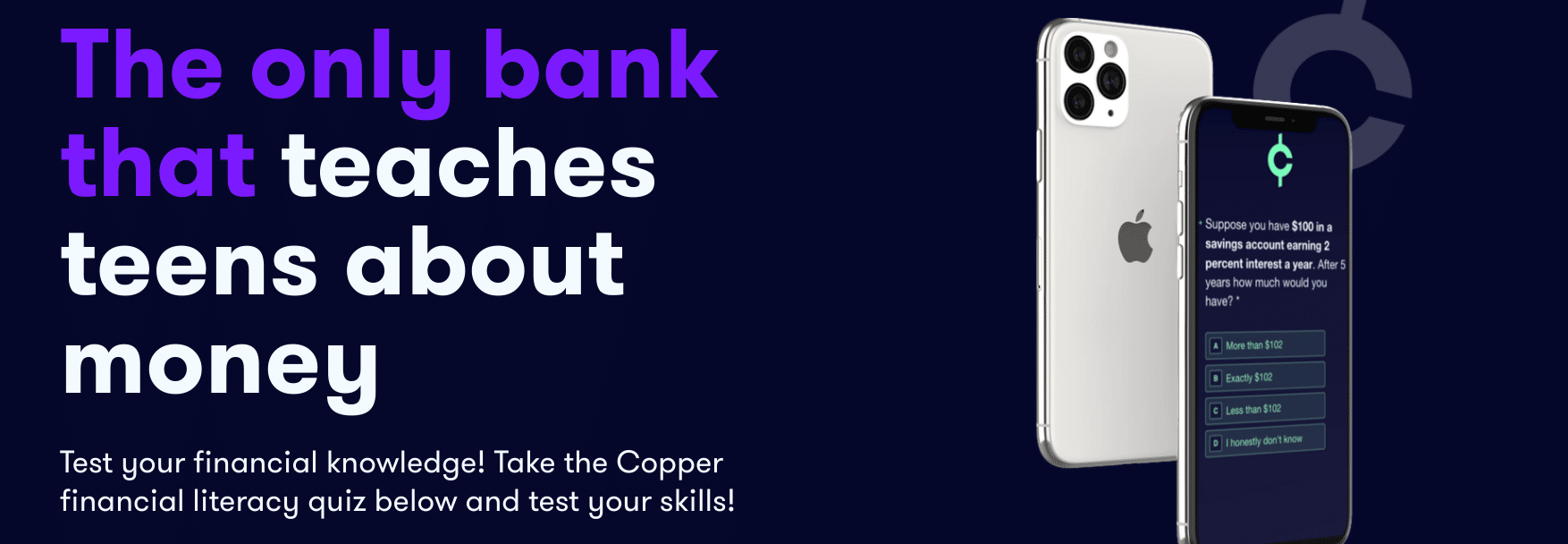 Copper financial literacy Copper financial literacy
