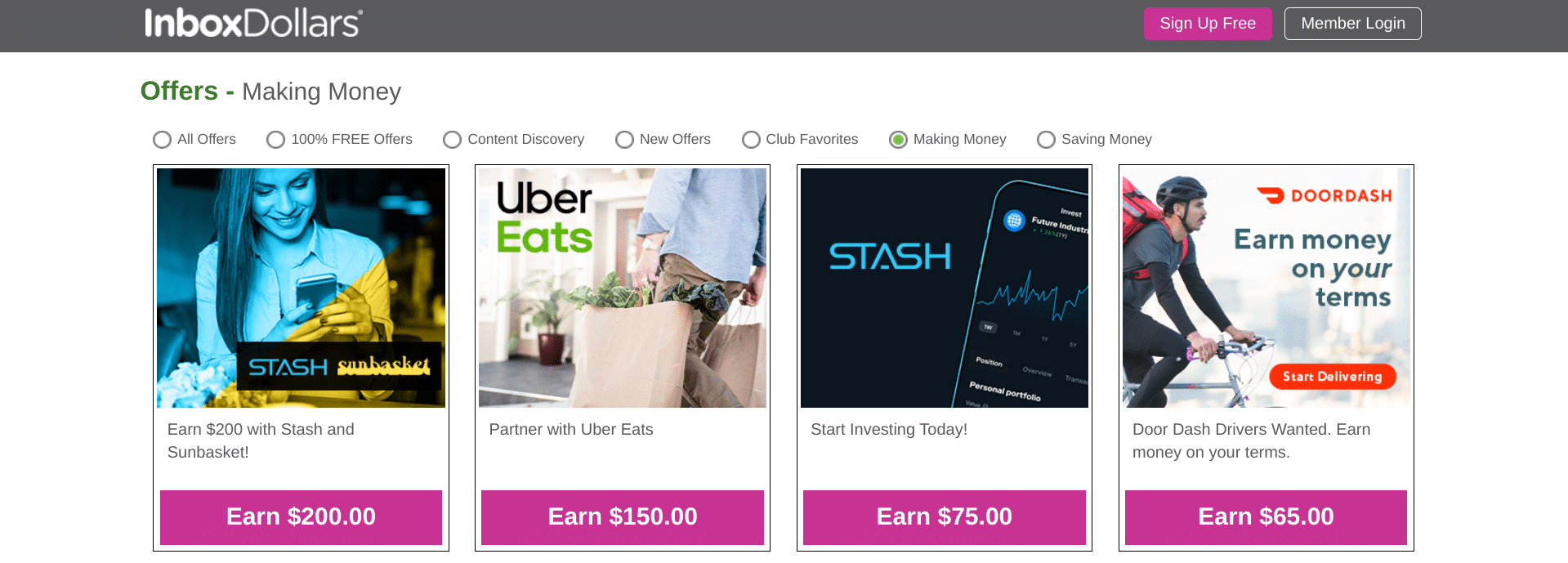 InboxDollars cash offers InboxDollars cash offers