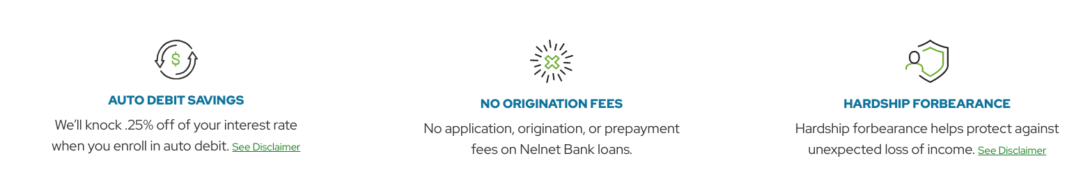 Nelnet Bank features Nelnet Bank features