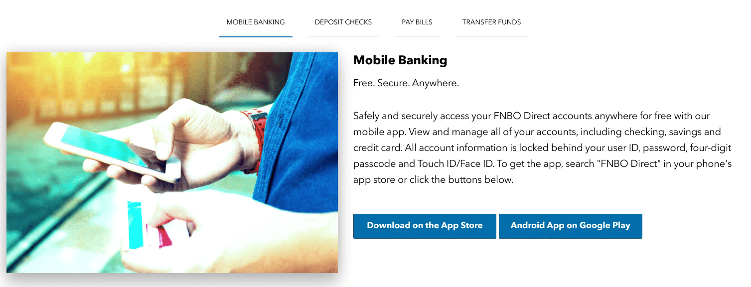 FNBO Direct Mobile App FNBO Direct Mobile App