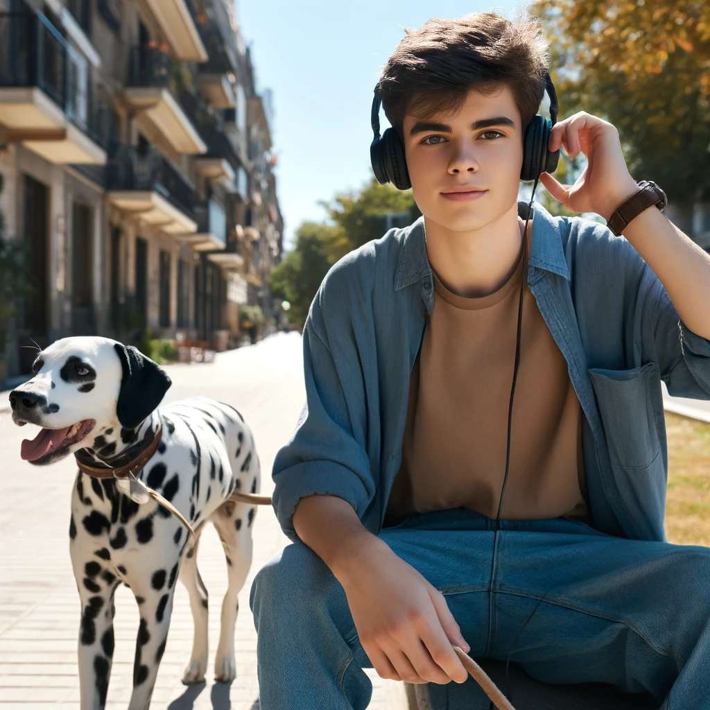 Teenager dog walking teenager dog walking as a side hustle